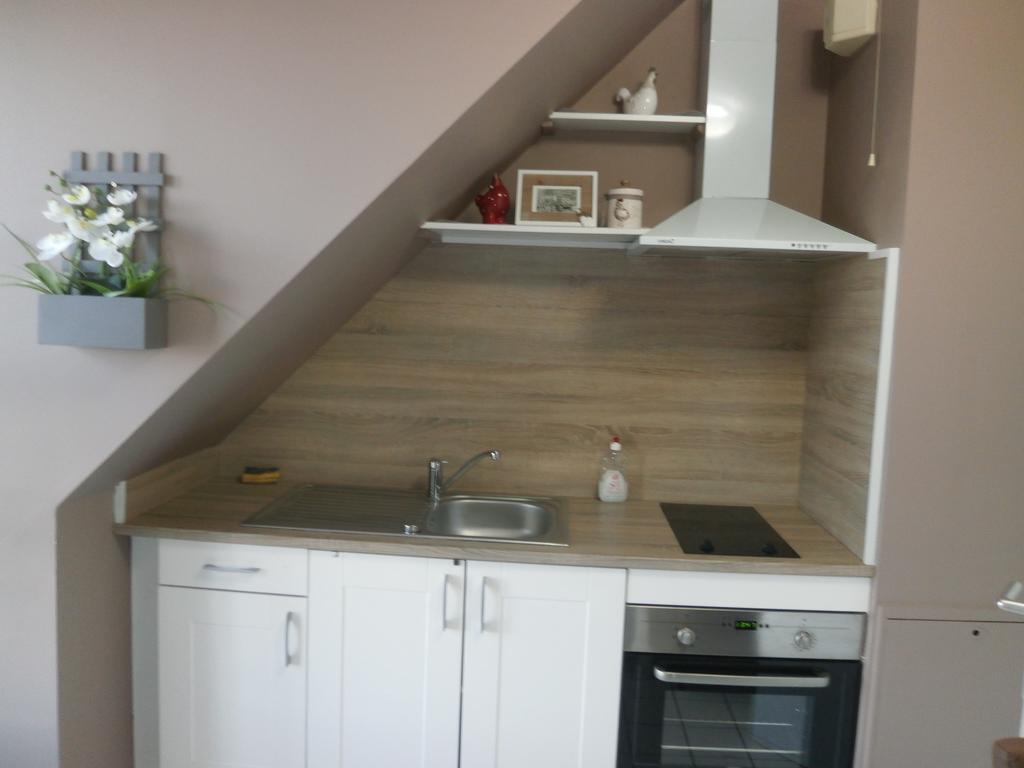 Appartement Aux Fontaines à Honfleur Chambre photo
